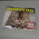 Peed Off Angry Cats Wall Calendar 2026 - Funny Cat Memes, Gifts for Cat Lovers, Monthly Hanging Format, Includes Hilarious Cat-Themed Humor, Ideal for Home or Office Decoration