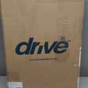 Drive Medical 10210-1 2-Button Folding Walker with Wheels, Rolling Walker, Front Wheel Walker, Lightweight Walkers for Seniors and Adults Weighing Up To 350 Pounds, Adjustable Height, Silver