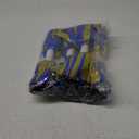 4Pcs Metallic Cheerleading Pom Poms, Creatiee 2 Pair Cheerleader Cheering Squad Pompoms for School Sports Dance Games Team Spirit Cheer (Blue-Gold)