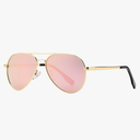 Kids Polarized Aviator Sunglasses for Little Girls Boys Juniors Teenagers,  50MM