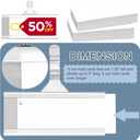 100 Pieces Plastic Wire Shelf Label Holders, Reusable Price Label Holder with locks, Label Display Holder for Retail Supermarket Department Store(3'' x 1.4'')