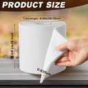 Jecery 1/4" x 6" x 2.5 Yard Adhesive Felt Padding Felt Adhesive Roll Orthopedic Part for Wound Cushioning, 1 Roll(White)