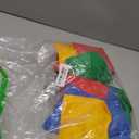 Super Z Outlet Nylon Cornhole Bean Bags Toy Set Sack Hand Toss Games Weights for Kids (5" x 5" Assorted Colors)