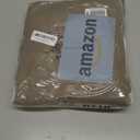 Nanspring Dark Taupe Linen Curtains for Living Room 2 Panels Set Extra Long Back Tab Light Filtering Semi Sheer Curtain Drapes for Bedroom Neutral Farmhouse Ceiling to Floor for Large Window 52x100