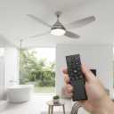 Replacement for Harbor Breeze Ceiling Fan Remote Control A25-TX012 A25-TX025, 6-Speed & Light Dimmer with Learn Key for DC Motor,Natural Breeze & Sleep Timer & Season Slide Switch (Remote Only)