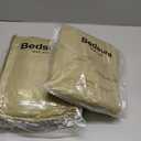 Bedsure Full Comforter Set with Sheet - 4 Pieces Soft Olive Green Bedding, Grid Pinch Pleat, All Season Lightweight Fluffy Bed Set with Solid Boho Comforter, Pillowcases & Sheet