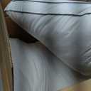 Goose Down Fiber Pillows, Gusseted Pillows Queen Size Set of 2, Queen 18*28
