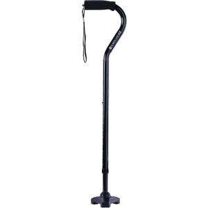 HurryCane Go HCANE-BK-G2 Walking Stick with T Handle, Black, 1 Count