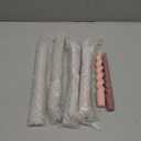 Nuanchu 6 Pcs Pink Spiral Taper Candles Pastel Twisted Wax Candlesticks 7.5 Inch Pink and Red Short Spiral Scented Taper Candles for Wedding Bridal Shower Birthday Party Dinner Table Centerpiece