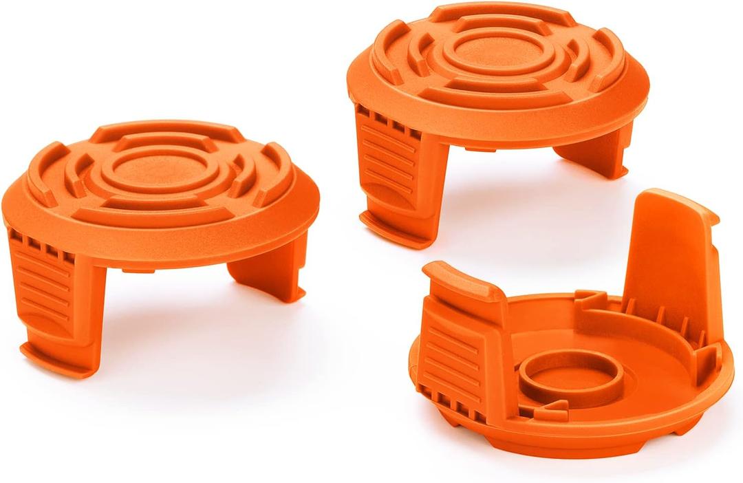 Spool Cap Cover for Worx,Trimmer Replacement Spool Cap Covers for Worx,Suitable for Worx Weed Eater (3 Pack)