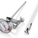 KT THERMO Instand Read 2-Inch Dial Thermometer,Best for The Coffee Drinks,Chocolate Milk Foam (0~220)