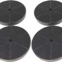 4Pcs Carbon Charcoal Filters Replace for WRHF004S2 W109C30W W109C30B W109C30 W108C30B, Compatible with Winflo 30 Convertible Under Cabinet Ductless and Stainless Steel Glass Island Range Hood