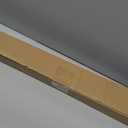 UNISHADES no Drill Cordless Roman Shades for Windows, 44" W 64" H - Light Filtering - Linen - White