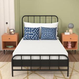 Twin Mattress 5 inch Memory Foam Mattress with CertiPUR-US Certified for Cool Sleep & Pressure Relief, Medium Firm Bed Mattress with Washable Cover, White, Twin Size, Twin Mattress for Bunk Bed