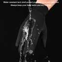 Winter Gloves for Men & Women - Touch Screen, Warm & Waterproof, Running, Cycling & Driving Gloves (Small, Black)