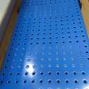 TORACK 3 PCS Metal Pegboard Panels(12x24 inch) for Wall Garage Utility Tools Storage Pegboard for Workbench, Modular Peg Board Tool Organizer Board Kit(Pack of 3, Blue)