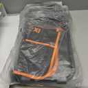 Garden Kneeler and Seat, Wider and Thicker Kneeling Pad Heavy Duty Gardening Stool with Gardening Tool Pouch and Bag, Garden Bench/Chair Gifts for Women, Seniors (Black & Orange)