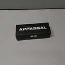 Retro Small Oval Sunglasses for Women Men 90s Trendy Sun Glasses Vintage Shades AP3651N (C1 Black/Grey)