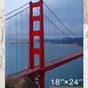 BESCRCL 18x24 Poster Frame for Wall Hanging, Engineered Wood Picture Frames for 18 x 24 Picture, Distressed White, 1 Pack
