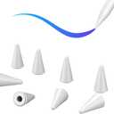8 Pack Apple Pencil Tips, Replacement Tips Only Compatible with Our KARFUN Pencil, iPencil Nib for iPad Pencil 2018-2023, iPad 10/9/8/7/6 Gen, iPad Pro 11/12.9, iPad Air 5/4/3, iPad mini 6/5 Gen