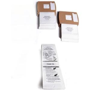 Replacement Part For Oreck Vacuum Cleaner Generic Type CC Micro with Closure Paper Bags 8PK with 12PK Buster B Paper Bags.