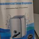 Commercial Soap Dispenser Wall Mount Stainless Steel Manual Liquid Pump Rust-Proof Leak Free for Bathroom (17 fl oz / 500ml)