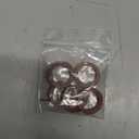 PATIKIL Key Caps Covers Rings, 5 Pack 0.9" Keys Identifiers Covers Coding Tags Marker Round Silicone Sleeve for Office House Apartment, Brown