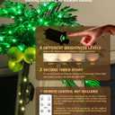TYBEEU 5ft Lighted Palm Tree with 136 LED Lights & Glowing Coconuts, Dimmable, Decorative Artificial Tree for Indoor & Outdoor Use, Perfect for Home, Garden, Patio, Summer, Tropical Party & Holiday