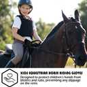 Thapower Kids Horse Riding Gloves Children Equestrian Kids Gloves Child Horseback Bike Gardening Boys & Girls Mittens Pony Youth Outdoor Mitts