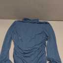 Avidlove Women Long Sleeve Bodysuit Turtle Neck Shapewear Body Suits Mesh One Piece Leotard Shirt Going Out Tops Fall Outfits (Large, Blue Green)