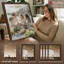 16x20 Picture Frame 4 Pack, Brown Solid Wood, Gallery Wall Hanging