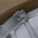 Rectangular Chandeliers 26-Lights Long Light for Entryway LED Dimmable Chandeliers Lighting Fixture Flat Sloped High Ceiling Pendant Lights Crystal for Living Room Foyer Hallway Staircase Gold