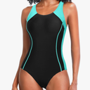 Tempt Me Women One Piece Swimsuits Athletic Racerback Swimwear Training Exercise Slimming Bathing Suit S