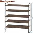 Simple Houseware 5-Tier Shoe Rack Storage Organizer, Bronze