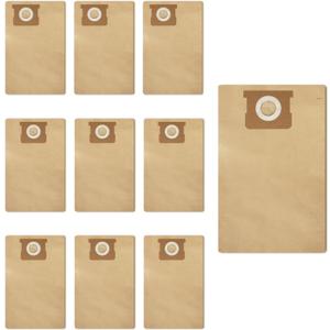 10 Pack DXVA19-4101 Vacuum Dust Collector Bags,Compatible with DEWALT 6-10 Gallon Wet/Dry Shop Vac, Dust Collection Filter Bag for DXV06P DXV09P DXV09PA DXV10P DXV10PL DXV10S Vacuums Accessories