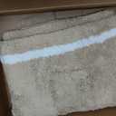 Madison Park Evan Cotton Tufted Washable Bath Mat , Luxury Solid Bathroom Rugs , 24" x 72" , Taupe