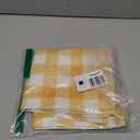 Throw Pillow Covers Set of 2 Yellow Buffalo Check Plaid Pillow Covers 18x18 Inch Decorative Pillowcases Pillows Cushion Case for Couch Bed Sofa Patio Garden Indoor Outdoor Summer Home Decor