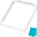 UPGRADED 241969501 Shelf Frame without Glass Refrigerator Compatible with Frigidaire Shelf Replacement Refrigerator Crisper Drawer Pan Cover Parts LFSS2612TF0, FGHS2631PF4A, FFSS2615TS0 Shelves