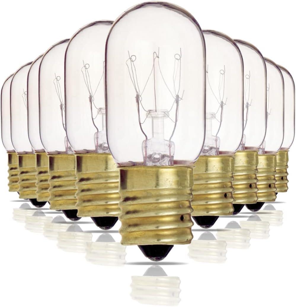 Satco S3911-15 Watt T7 Incandescent Light Bulbs - 2700K (10 Pack)