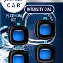 Febreze Car Air Freshener Vent Clip Platinum Ice Scent, .07 oz. Car Vent Clip, Pack of 4