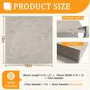 DEXDE Peel and Stick Floor Tile 18x18 Marble Vinyl Flooring Waterproof 10PC, 10 Pack