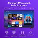 Roku 40-Inch Select Series Smart TV 2026-1080p Full HD TV - RokuTV
Flat Screen LED Television with Voice Remote, Wi-Fi & Bluetooth Headphone Mode - Streaming Live Local News Sports & Movies
