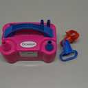 Growsun Electric Balloon Pump Air Inflator Portable Automatic Dual Nozzle Balloon Blower 110V 600W for Birthday Baby Shower Balloons Party Decorations (Rose Red)