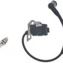 PARTSRUN #4203-400-1301 Ignition Coil with Spark Plug for STIHL BR400 BR340L BR400 BR380 BR 380 400 340 Leaf Blower ZF140-HHS