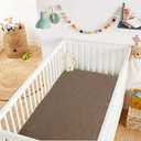 Baby Cot Bedding, Cotton Passion, Size - M, Brown.