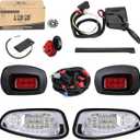 10L0L Golf Cart Headlights and Tail Light Kits for EZGO RXV 08-15 Gas & Electric Carts, 12V Street Legal Lights Kit With Turn Signal Wiring Harness (NOT Fit 2016+ RXV II)