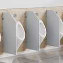 Public Toilet Partition for Men's Durable Wall-Mounted Men's Urinal Privacy Screen - Public Toilet Partition for Kindergartens, schoolShopping Malls, and Public Places 35.43x15.74x0.63 inch 1PCS