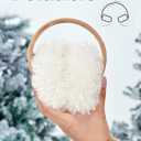 Yedilen Winter Ear Warmers for Women Warm Outdoor Foldable Earmuffs Cute Faux Fur Ear Muffs for Girls (Black)