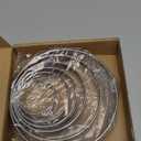 6 PCS Round Cookie Cutters (2, 3, 3.5, 4, 5, 6 Inch), Stainless Steel Biscuit Cutters For Baking, Large Circle Cookie Cutter for Baking, Pastry, Donuts, Fondant, Sandwich