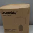 24 inch Vintage Ceramic Table Lamp with 5FT Cord - Single Farmhouse Rustic Bedside Lamp with Natural Textured Finish, Nightstand Lamps for Living Room, Bedroom, End Table Beige